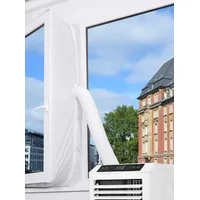Homex Fensterabdichtung für mobiles Klimagerät/Klimaanlage - einfache Befestigung ohne