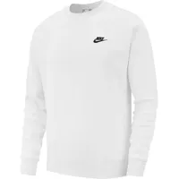 Nike Sportswear Club Fleece Crew Sweatshirt Herren 100 white/black M