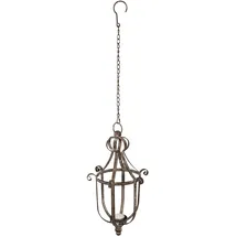 Ambiente Haus Laterne Laterne 74cm Eisen Grau