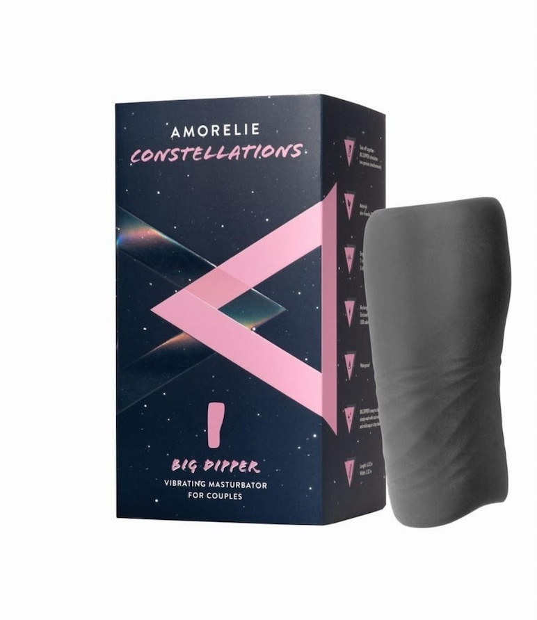 Amorelie Constellations Big Dipper - Masturbator für zwei Penisse Vibrator