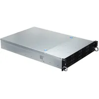 Unykach Chassis Rack Hot Swap 2U Leergehäuse Schwarz/Silber