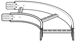 Legrand ZFB45090300G Bogen, Tauchfeuerverzinkt B450H100 0