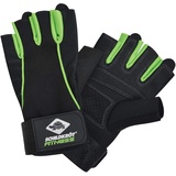 Donic Schildkröt Schildkröt Handschuhe Pro, schwarz/Grün, S-M, 960154