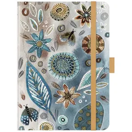 Korsch Verlag Premium Timer Big Floral Collage 2026 Mehrfarbig