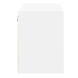 vidaXL Garagen-Wandschrank Weiß Holzwerkstoff