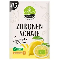 Agava Zitronenschale gerieben bio