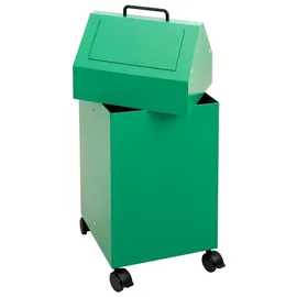 stumpf metall Sortsystem 45, fahrbar RAL 6024/6024, 45 Liter