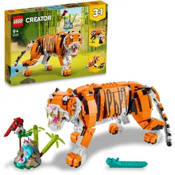 LEGO® Konstruktionsspielsteine »Majestätischer Tiger (31129), LEGO® Creator 3in1«, (755 St.) LEGO® bunt