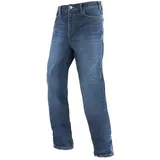 John Doe Chester Loose Fit Motorrad Jeans - Blau - W33/L32