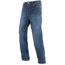 John Doe Chester Loose Fit Motorrad Jeans - Blau - W33/L32