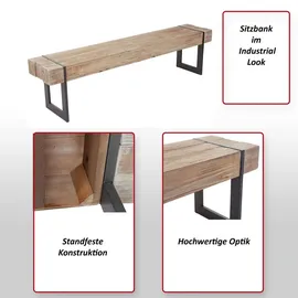 MCW Sitzbank A15 Naturfarben 195cm