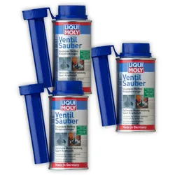 3x 150ml LIQUI MOLY 1014 Additiv Ventil Sauber Zusatz Reiniger Benzin Kraftstoff