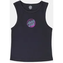 Santa Cruz Retreat Dot Tank" in Schwarz | Gr.: 14