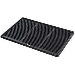 CLP Grillplatte Grillplatte, aus Gusseisen, beidseitig nutzbar 48.51.532 – 48.5 cm x 48.5 cm x 1.5 cm x 32 cm