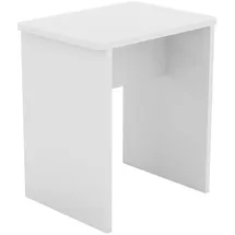 VCM Mid.you Hocker, Weiß, rechteckig, 40x45x30 cm Wohnzimmer, Hocker, Sitzhocker