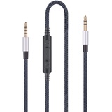 HanSnby Audio-Ersatzkabel, kompatibel mit Sony MDR1000X, MDRXB650BT, MDR-XB950BT, WH1000XM3, WH1000XM2 Kopfhörer und kompatibel mit Samsung Android mit Mikrofon Fernbedienung und Lautstärkeregler