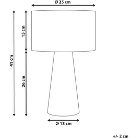Beliani WELMEL Braun