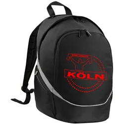 multifanshop Rucksack - Köln - Meine Fankurve - Druck rot - Tasche