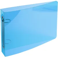 Exacompta 51092E Ringbuch Crystal DIN A5 quer aus PP