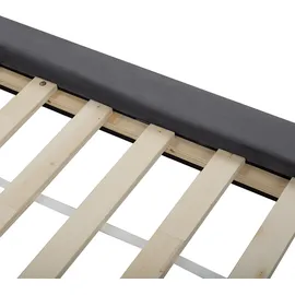 Beliani Lannion 180 x 200 cm Dunkelgrau