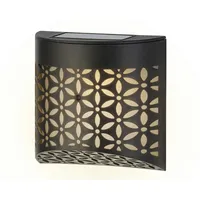 Lumineo Solar Wandlampe 2er-Set - Schwarz