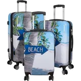 warenhandel könig Summer Beach 4-Rollen 56 cm / 78 l blau