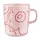 Marimekko Oiva Piirto Unikko Becher 0,25 l Pink