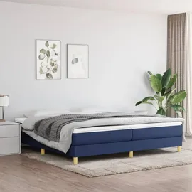 vidaXL Boxspringbettgestell 200 x 200 cm Blau