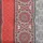 GO-DE Sitzauflage 108 x 50 x 7 cm rot 4-tlg.