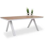CASANOVA Gartentisch 200 x 100 x 74 cm Grau