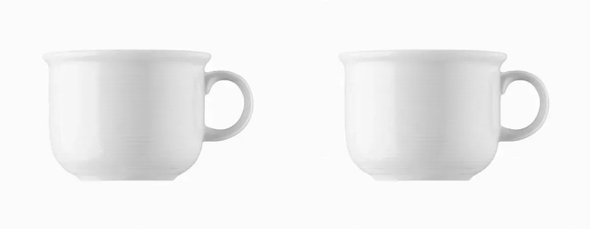 Kaffee-Obertasse - THOMAS TREND - Dekor Weiß - 2 Stück