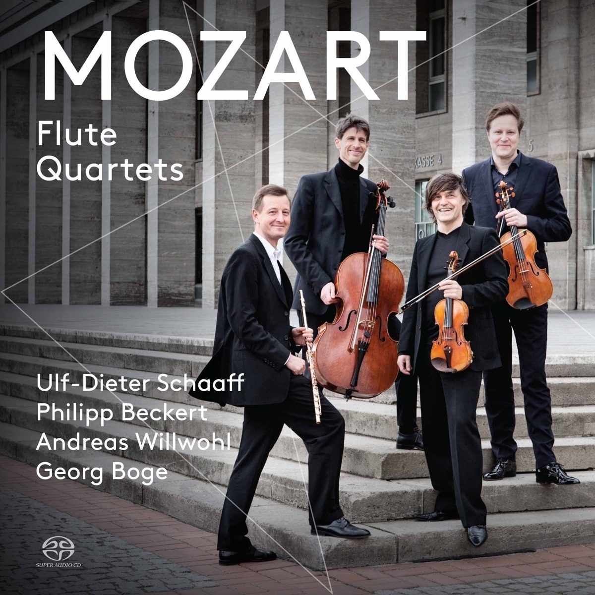 Flötenquartette - Ulf-Dieter Schaaf  Ph. Beckert  A. Willwohl  G. Boge. (Superaudio CD)