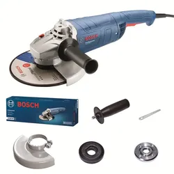 Bosch Winkelschleifer GWS 2200 J mit Sanftanlauf, 2200 Watt 230mm Scheibe