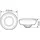 ESYLUX Decken-Präsenzmelder 360° fernbedienbar PD 360i/24 BASIC