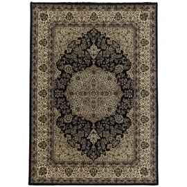 KADIMA DESIGN Teppich Kurzflor GEISLER in Schwarz, Orientalisch aus Polypropylen, 300 x 400 cm – Böden, Teppiche