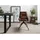 Massivmoebel24 Esszimmerstuhl Iron Label Leder braun