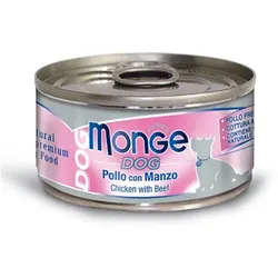 MONGE Natural Dog Hähnchen mit Rindfleisch 95g