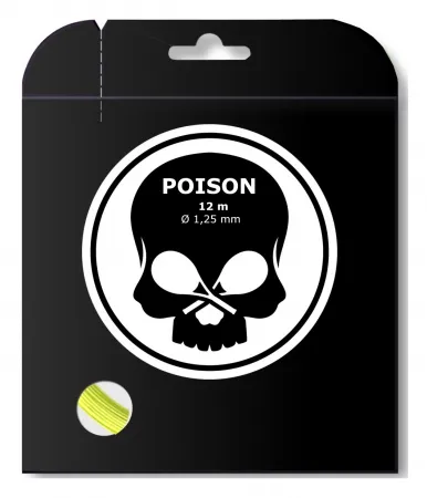 Tennissaite - BLACK SKULL - POISON - 12 m