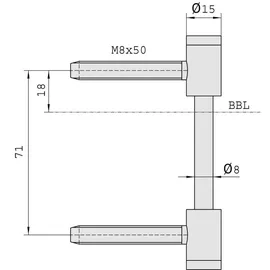 Simonswerk Flügelteil V 0026 WF 3-tlg.STA vern.