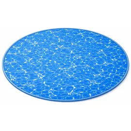 Poolfolien.eu Poolfolie Rund Kristallblau 3,50 m