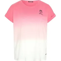 CHIEMSEE Damen Shirt T-Shirt, Pink/Orange, S