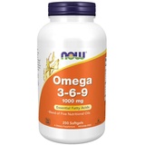 NOW Foods Now Foods, Omega 3-6-9, 1000mg, 250 Weichkapseln