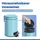 Wenko Leman 3 l blau