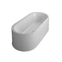 Vitra Istanbul Whirlwanne 53000087000 System Duo-Maxi, Beleuchtung, 190x90 m, freistehend, oval, weiß