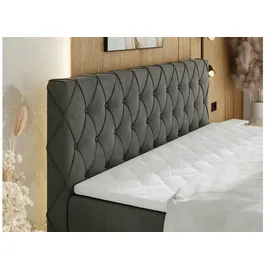 MKS Miren King Duo 180 x 200 cm H4 Dunkelgrau