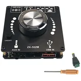 Fasizi ZK-502M Audio Mini 2.0 Stereo 50 W + 50 W Bluetooth Digital Verstärker Modul 50 W x 2 A Verstärker Heimkino AUX USB