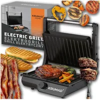 krumad Kontaktgrill 2000W schwarz