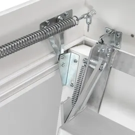 DOLLE Bodentreppe clickFIX vario 90x60 cm Aluminium 239–266 cm