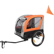 Karlie Jolene Hundeanhänger grau/orange