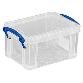 Really Useful Box Aufbewahrungsboxen-Set transparent